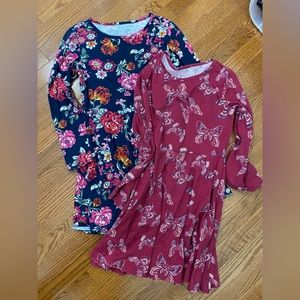 Children’s Place girls long sleeve skater dresses